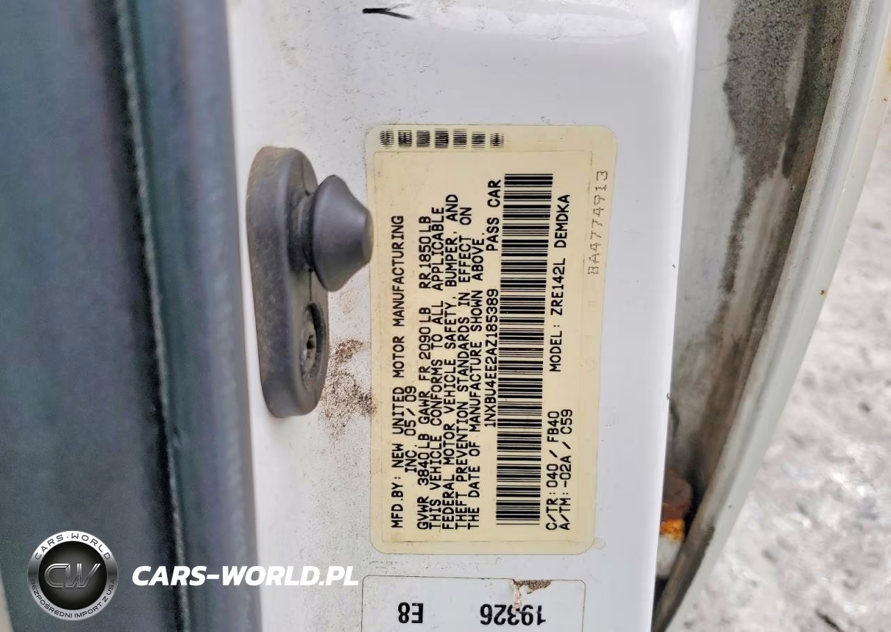 2010 Toyota Corolla Base VIN:1NXBU4EE2AZ185389 - 12