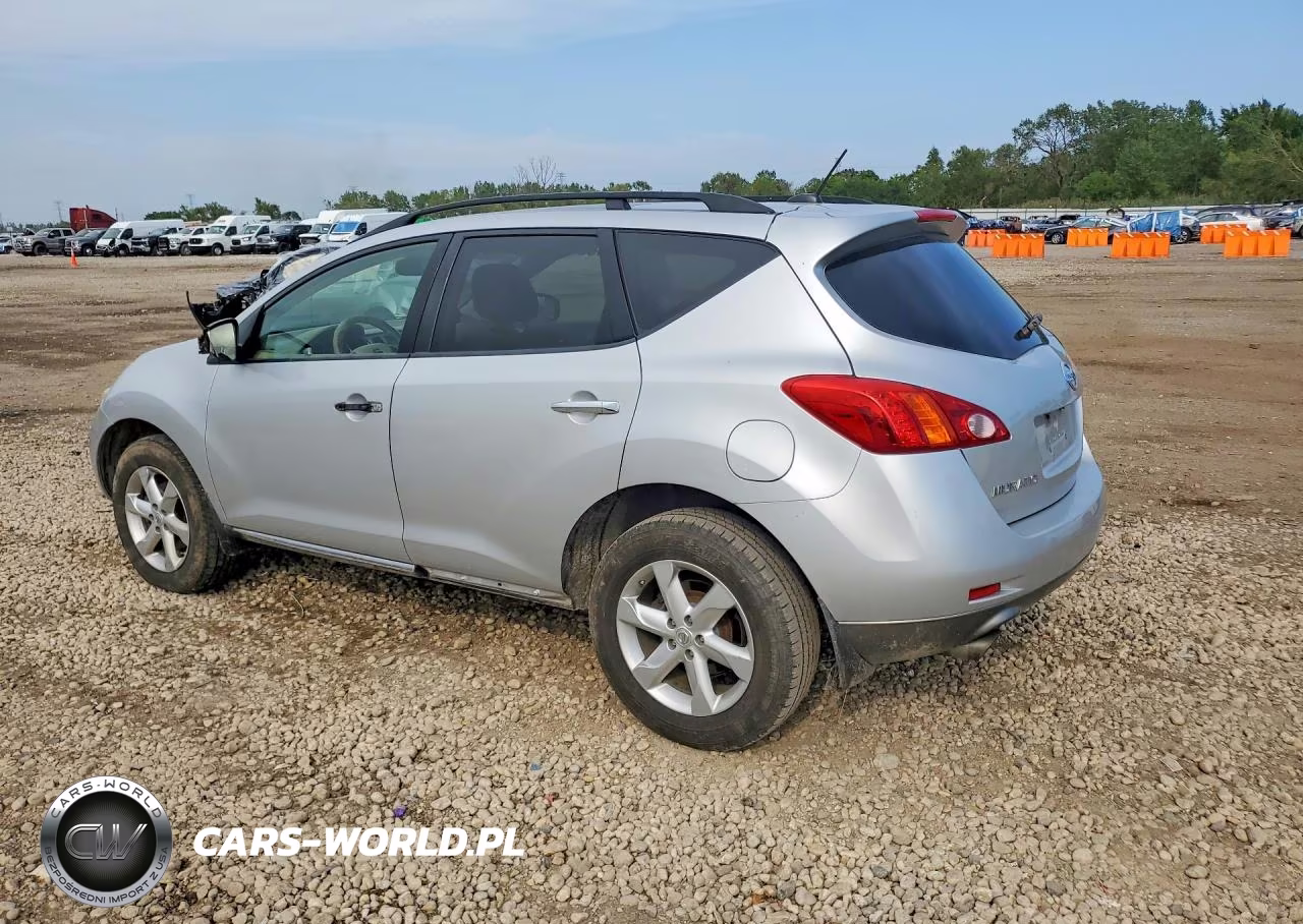 2009 Nissan Murano S VIN:JN8AZ18U39W019051 - 2