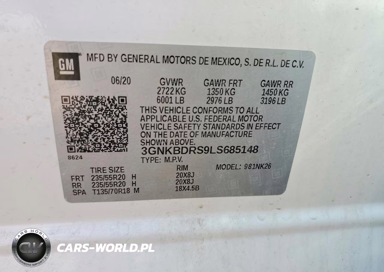 2020 Chevrolet Blazer 3Lt VIN:3GNKBDRS9LS685148 - 13
