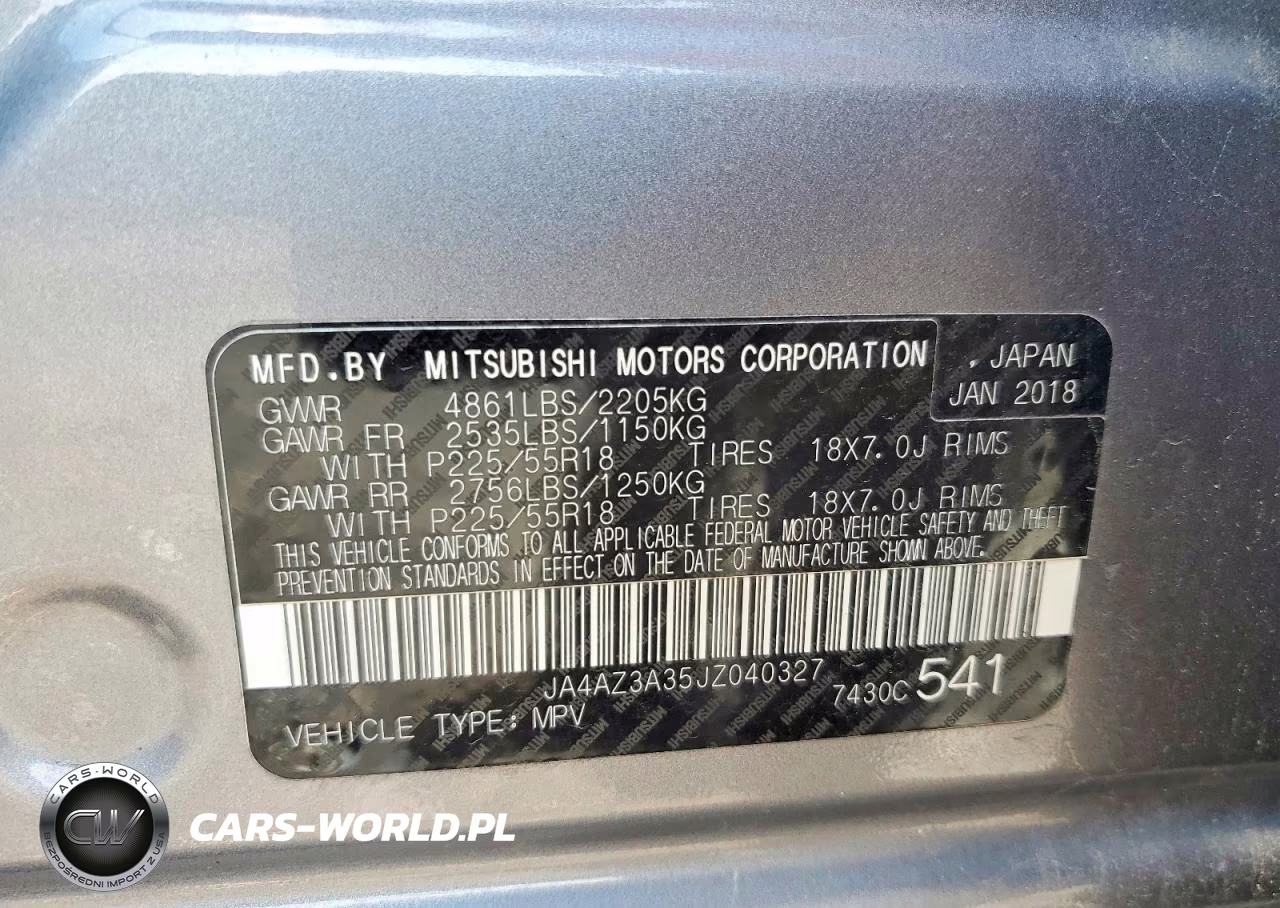 2020 Mitsubishi Outlander Limited VIN:JA4AZ3A35JZ040327 - 13