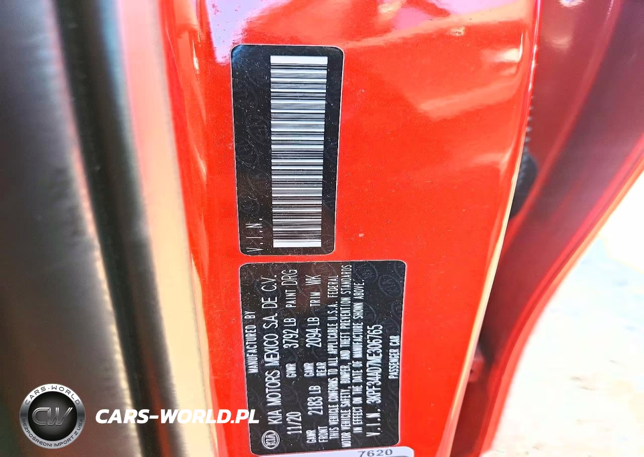 2021 Kia Forte Gt Line VIN:3KPF34AD7ME306765 - 12