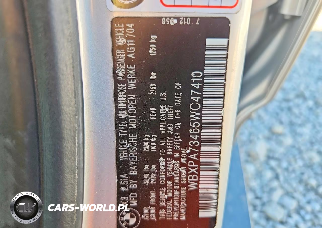 2005 BMW X3 2.5I VIN:WBXPA73465WC47410 - 14