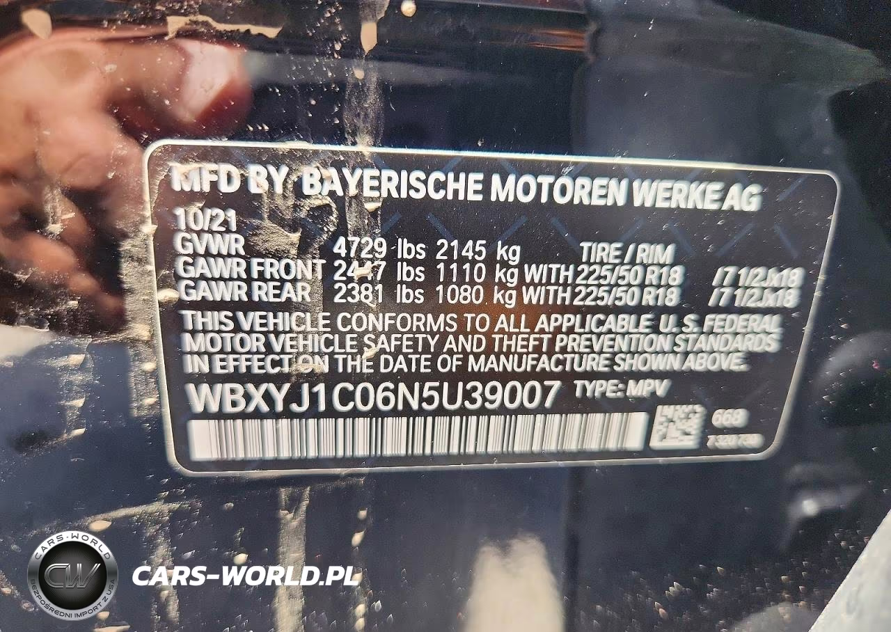 2022 BMW X2 xDrive28I VIN:WBXYJ1C06N5U39007 - 13