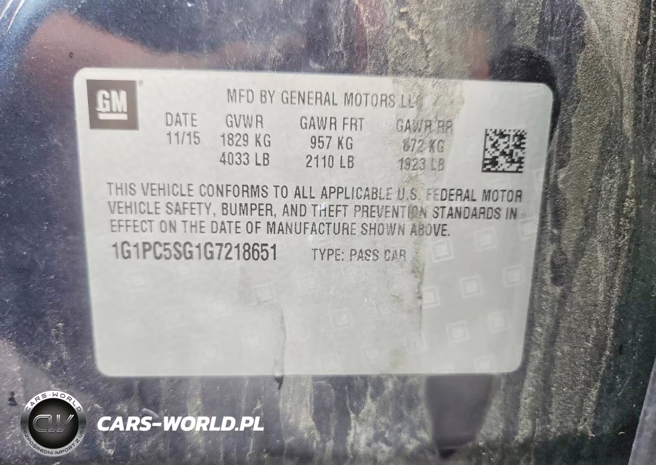 2016 Chevrolet Cruze Limited Ls VIN:1G1PC5SG1G7218651 - 12