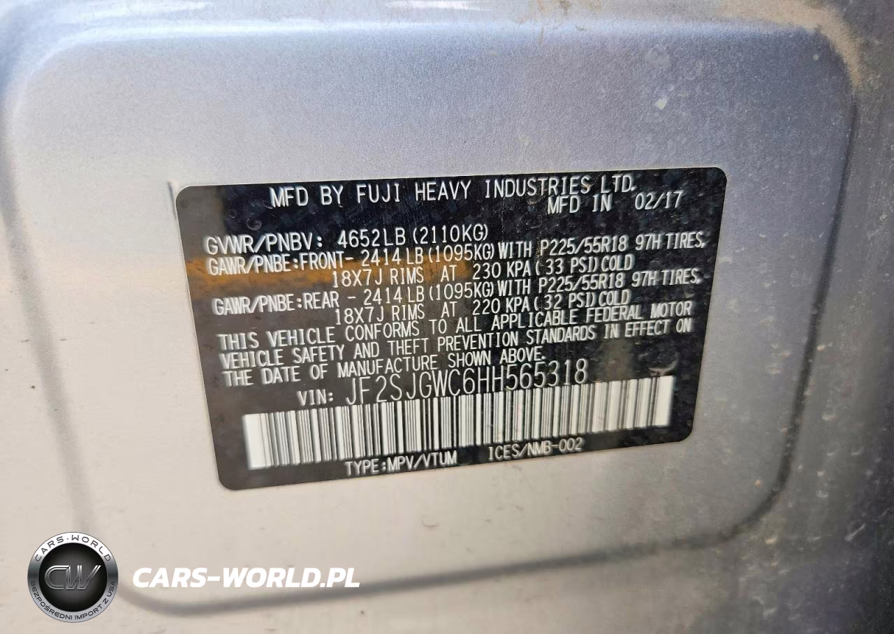 2017 Subaru Forester 2.0Xt Touring VIN:JF2SJGWC6HH565318 - 12