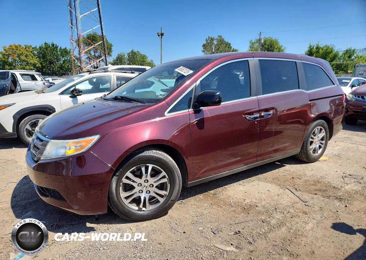 2013 Honda Odyssey Exl VIN:5FNRL5H6XDB083531 - 1