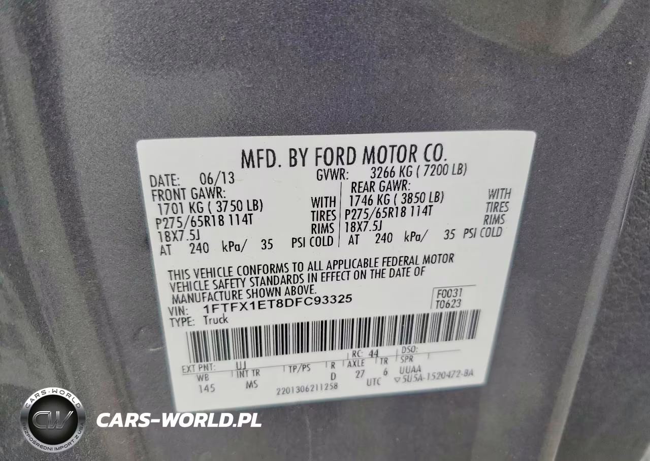 2013 Ford F150 Super Cab VIN:1FTFX1ET8DFC93325 - 12
