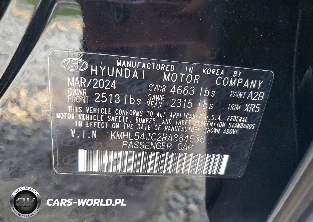 2024 Hyundai Sonata N Line VIN:KMHL54JC2RA384638 - 13