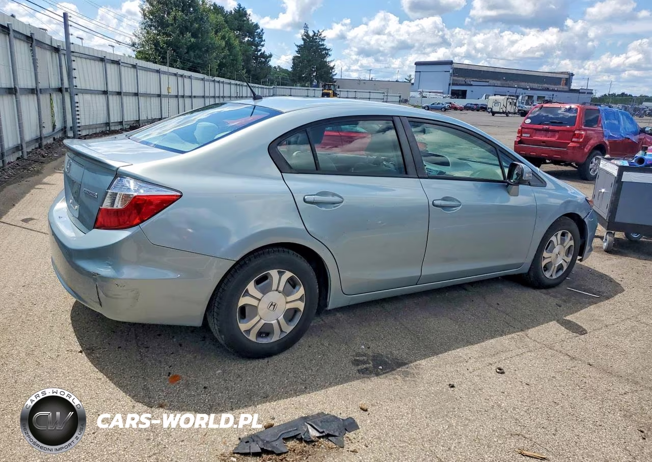 2012 Honda Civic Hybrid VIN:JHMFB4F23CS002871 - 3