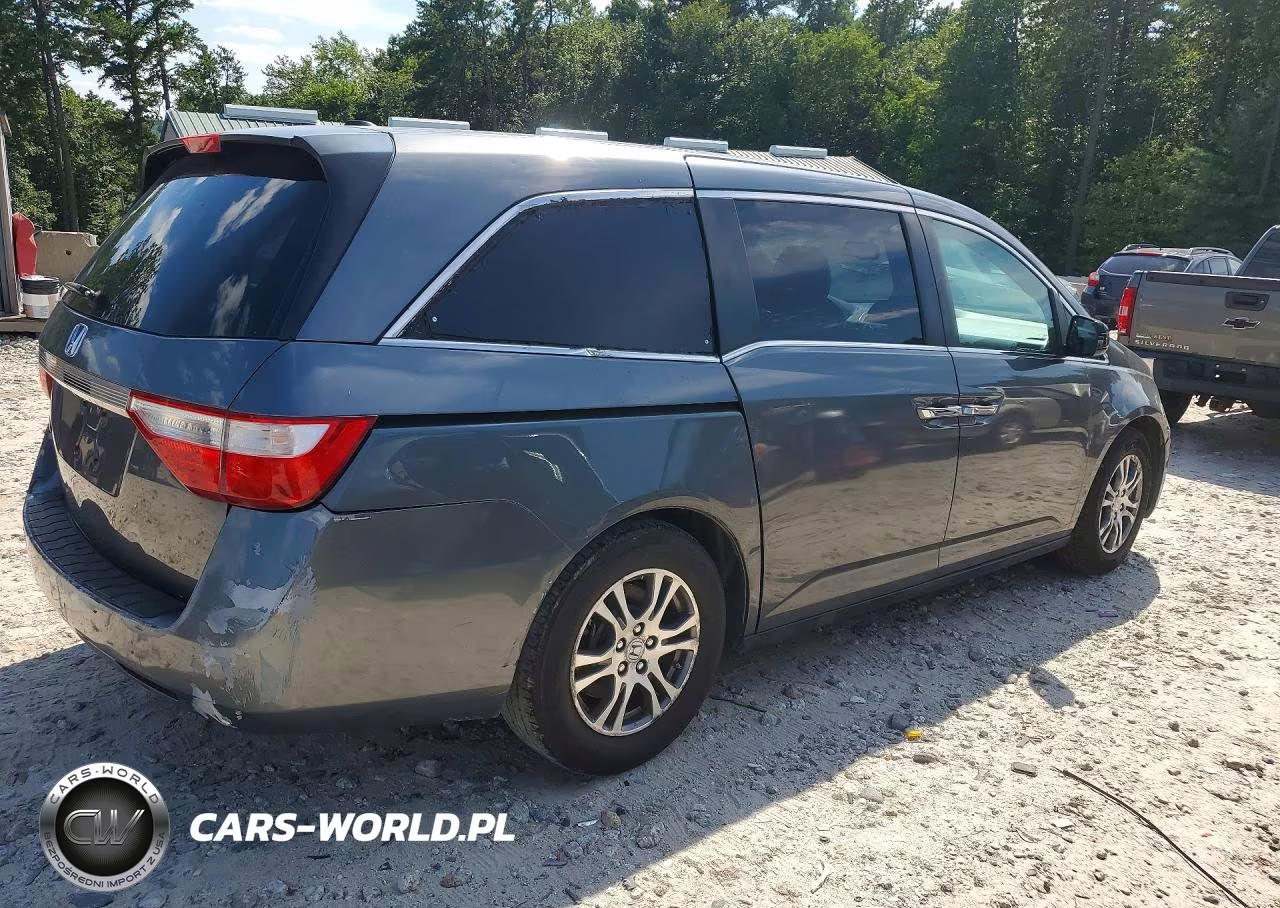 2013 Honda Odyssey Exl VIN:5FNRL5H63DB025793 - 3