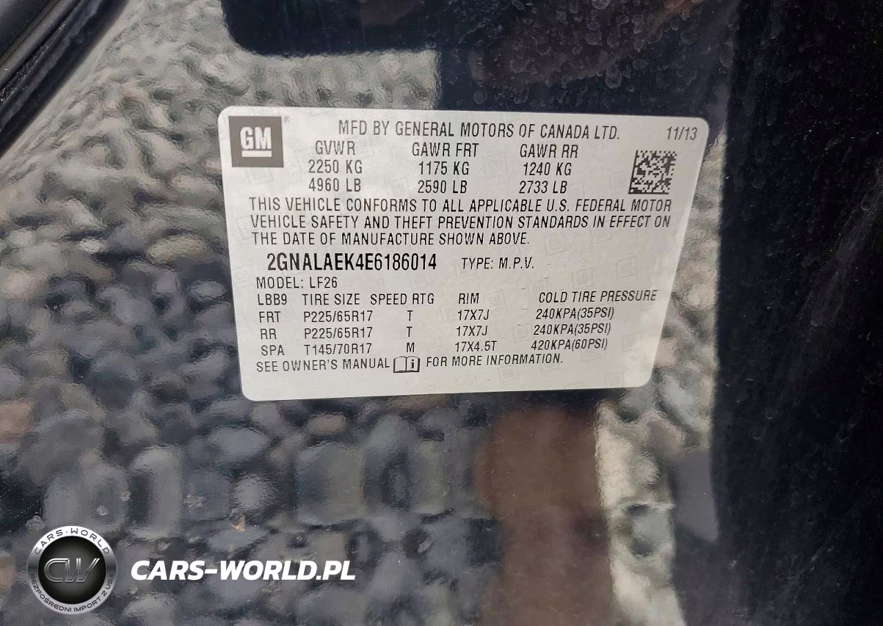 2014 Chevrolet Equinox Ls VIN:2GNALAEK4E6186014 - 12