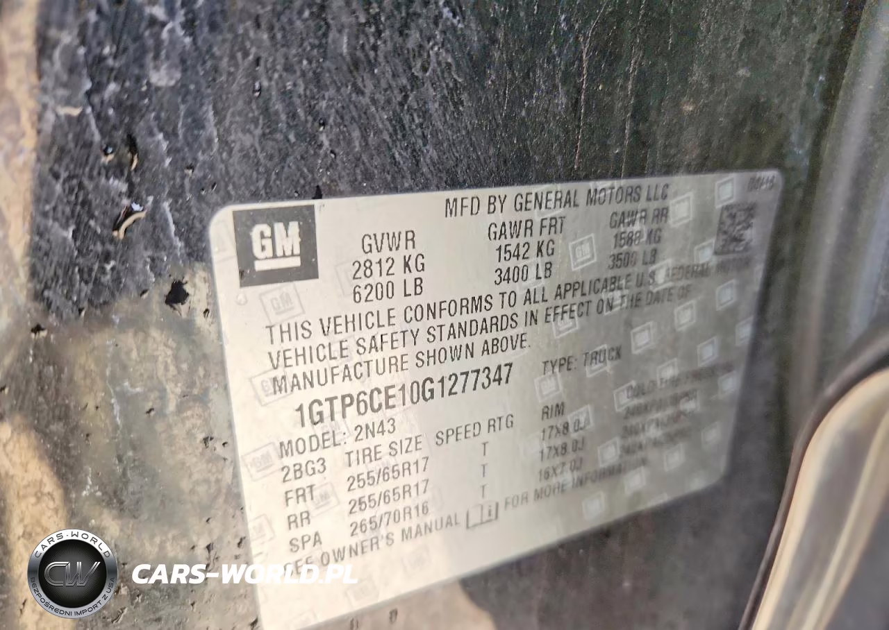 2016 GMC Canyon Sle VIN:1GTP6CE10G1277347 - 12