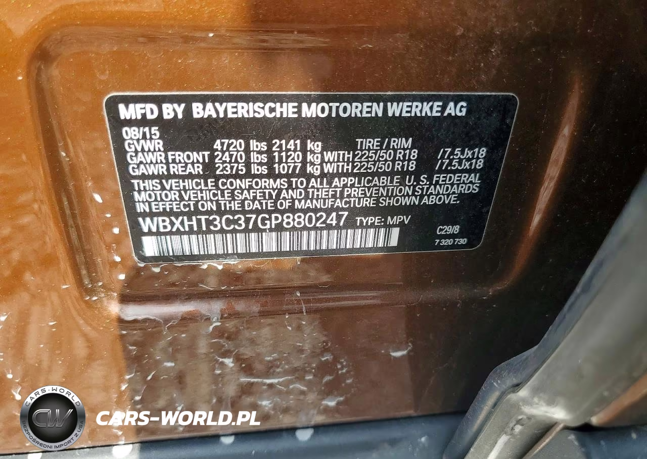 2016 BMW X1 xDrive28I VIN:WBXHT3C37GP880247 - 13