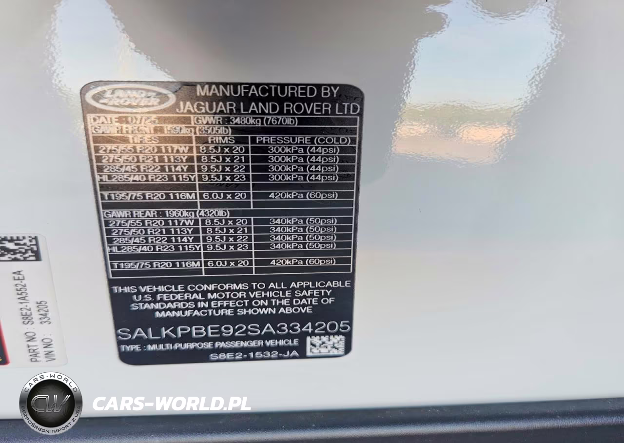2025 Land Rover Range Rover Se VIN:SALKPBE92SA334205 - 13