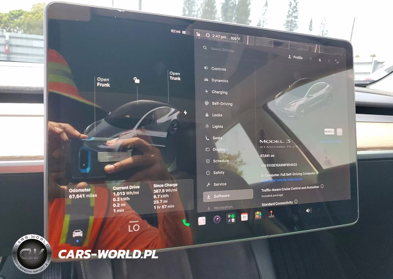 2021 Tesla Model 3 VIN:5YJ3E1EA8MF854022 - 9