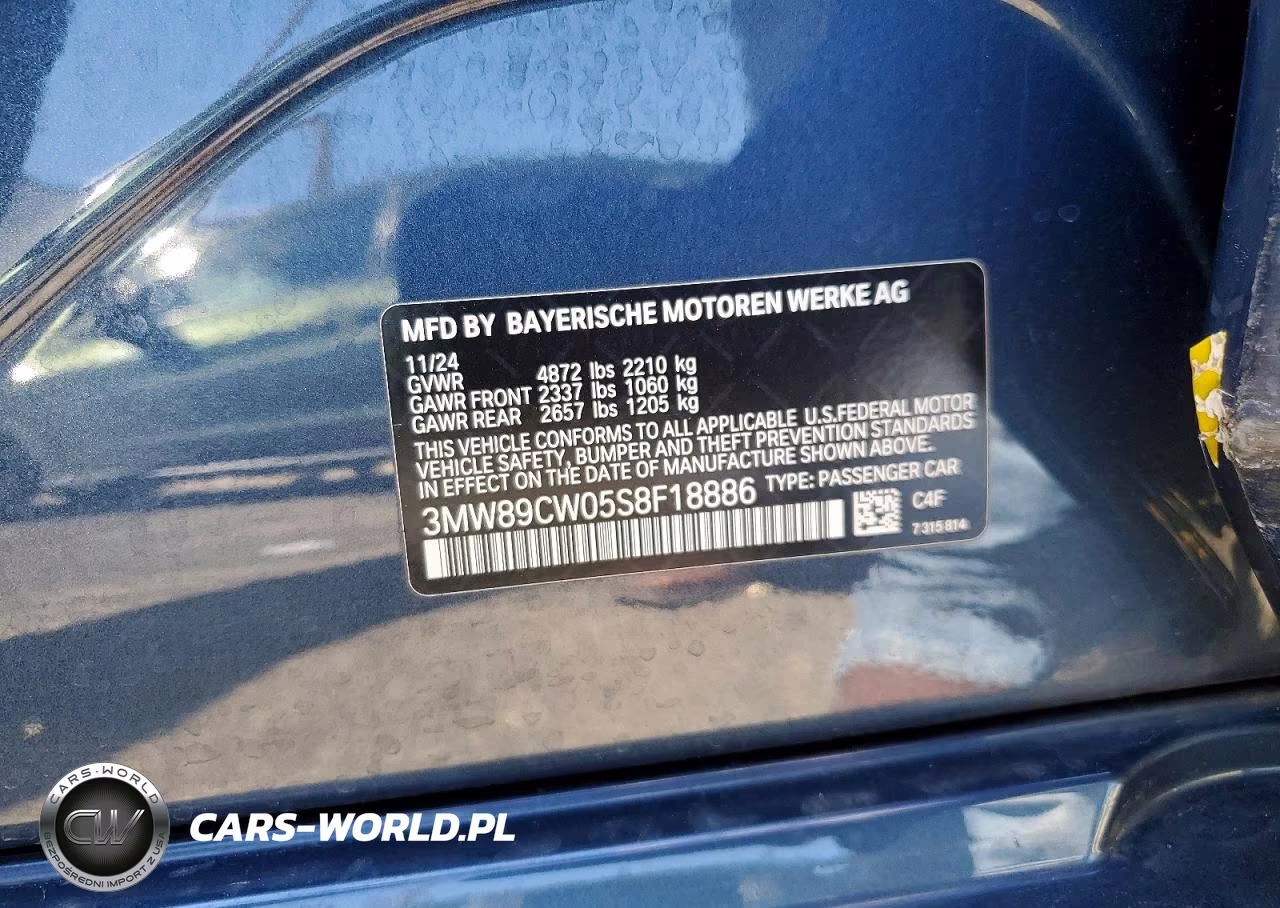 2025 BMW 330Xi VIN:3MW89CW05S8F18886 - 12