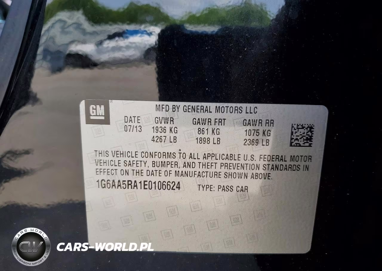 2014 Cadillac Ats VIN:1G6AA5RA1E0106624 - 12