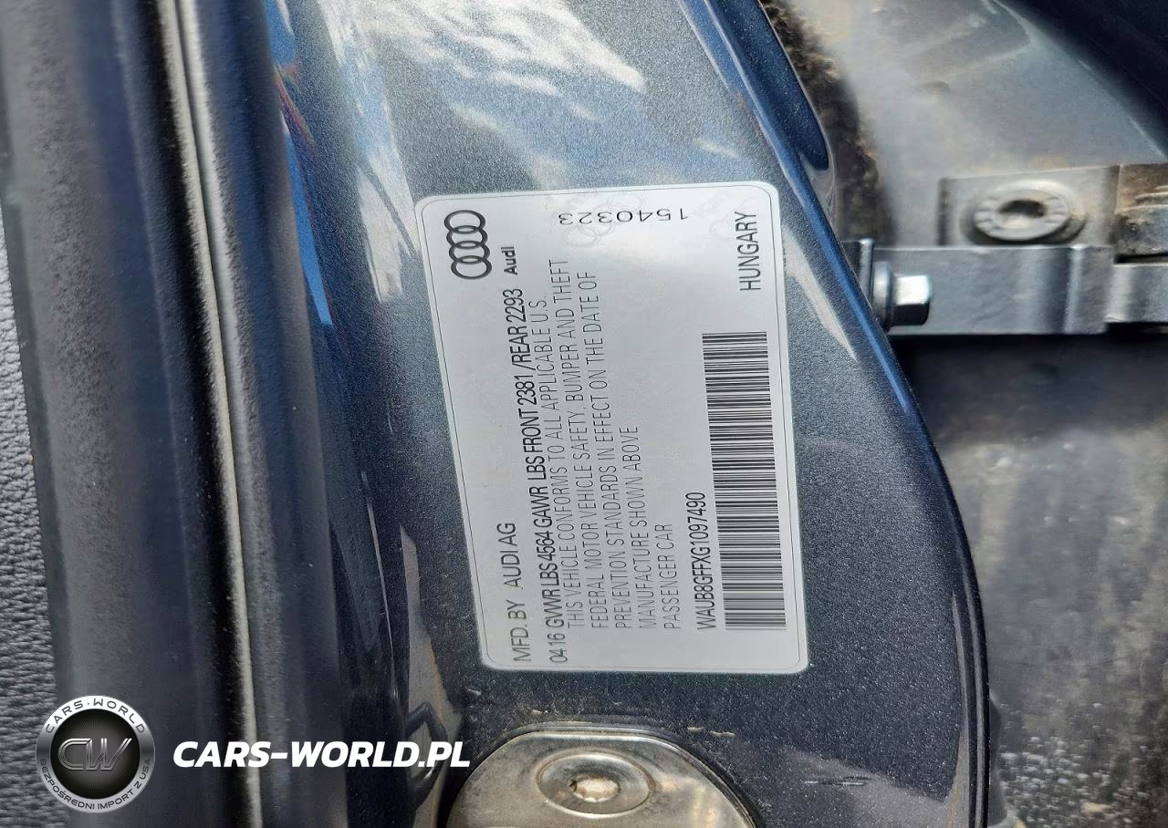 2016 Audi A3 Premium VIN:WAUB8GFFXG1097490 - 12