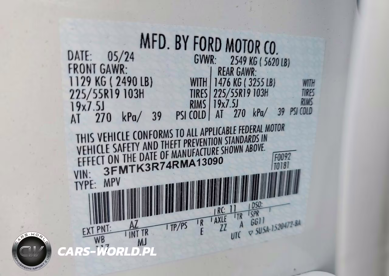 2024 Ford Mustang Mach-E Premium VIN:3FMTK3R74RMA13090 - 12