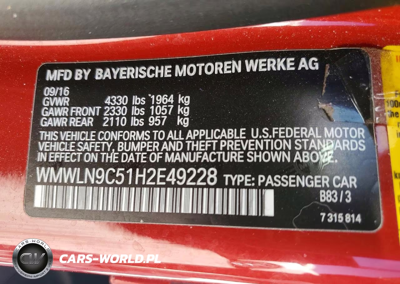 2017 Mini Cooper S Clubman VIN:WMWLN9C51H2E49228 - 13