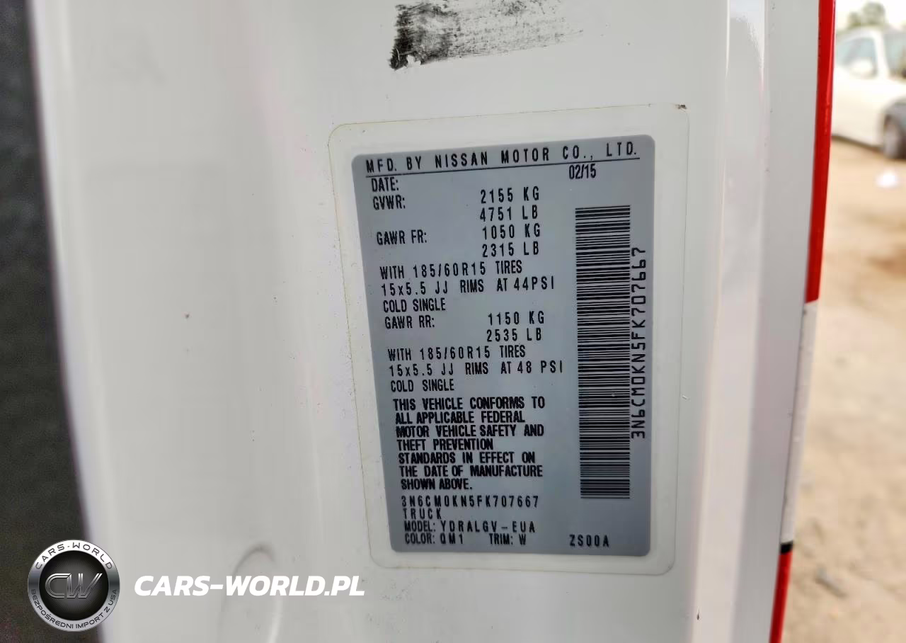 2015 Nissan Nv200 Sv Van VIN:3N6CM0KN5FK707667 - 12