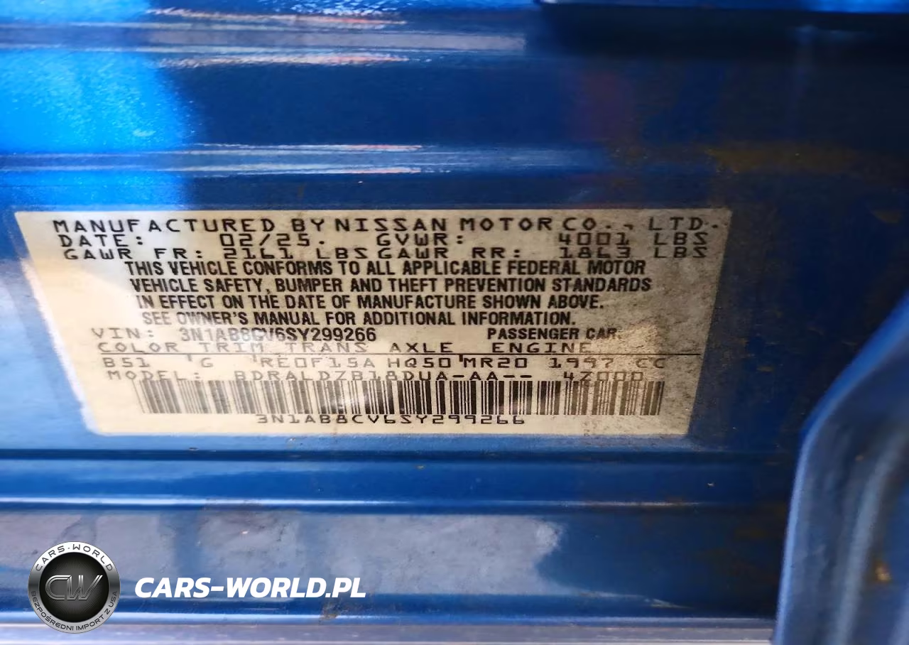 2025 Nissan Sentra Sv VIN:3N1AB8CV6SY299266 - 12
