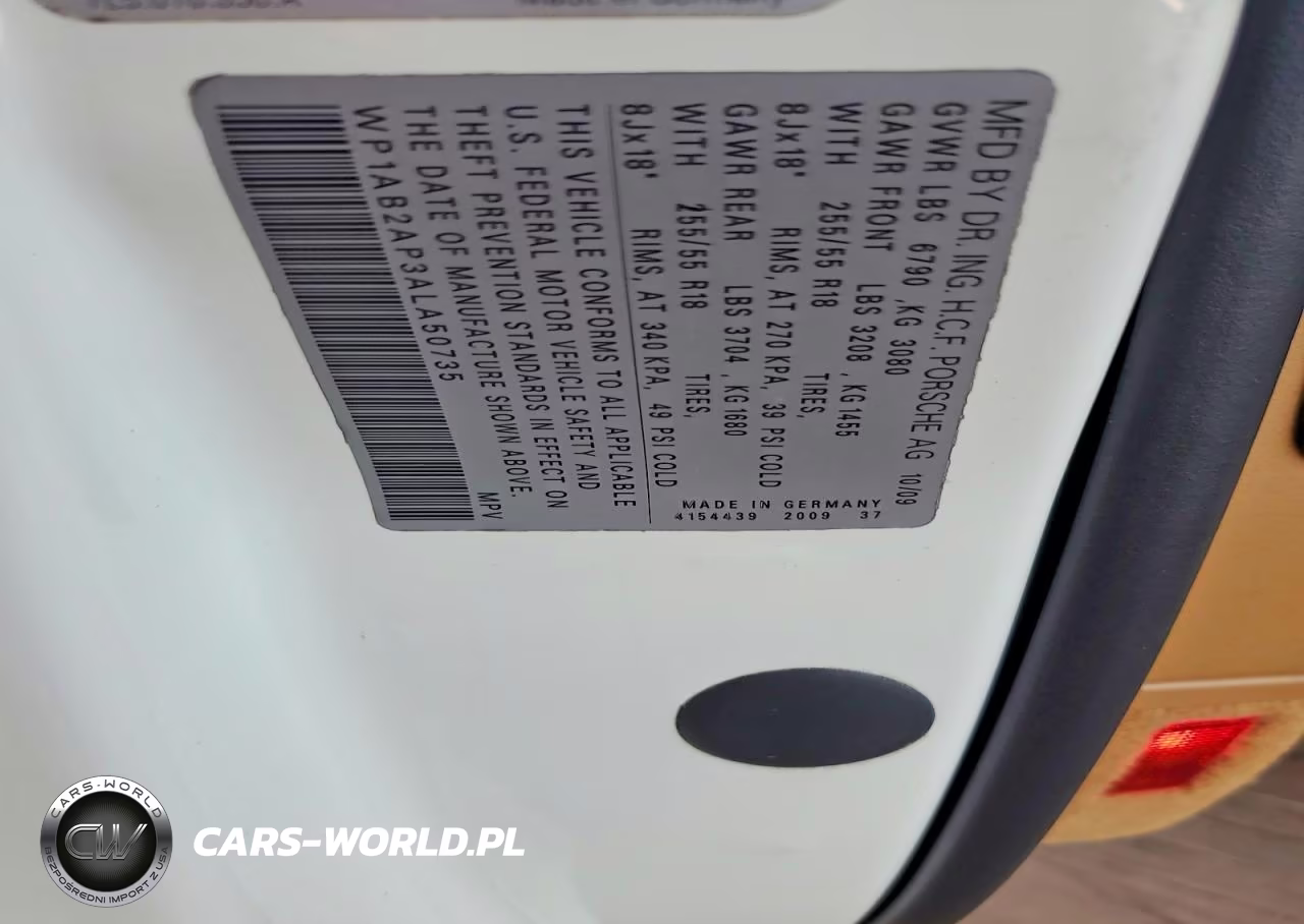 2010 Porsche Cayenne S VIN:WP1AB2AP3ALA50735 - 13