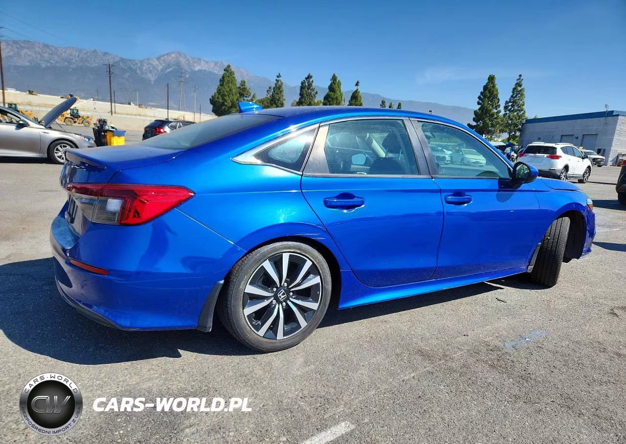 2022 Honda Civic Ex VIN:2HGFE1F70NH317030 - 3