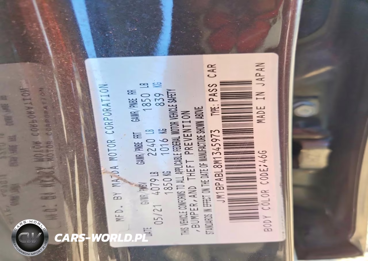 2021 Mazda 3 Select VIN:JM1BPABL8M1345973 - 12
