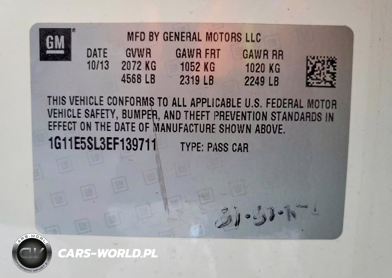 2014 Chevrolet Malibu 2Lt VIN:1G11E5SL3EF139711 - 12