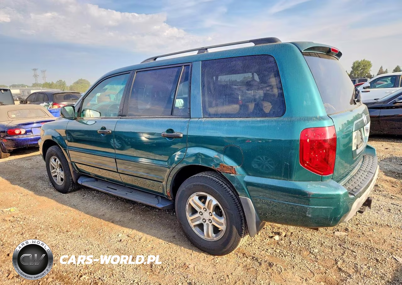 2003 Honda Pilot Exl VIN:2HKYF18503H521170 - 2