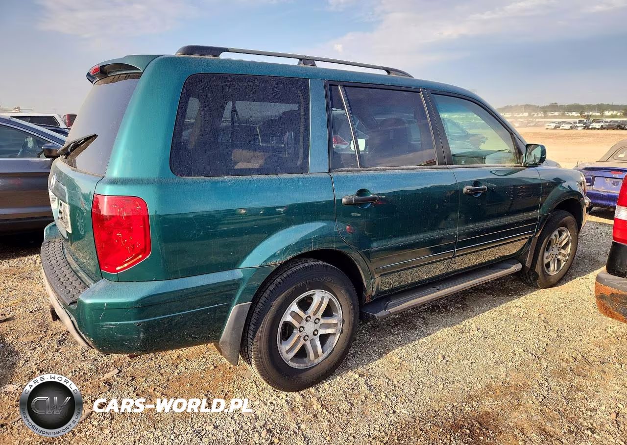 2003 Honda Pilot Exl VIN:2HKYF18503H521170 - 3