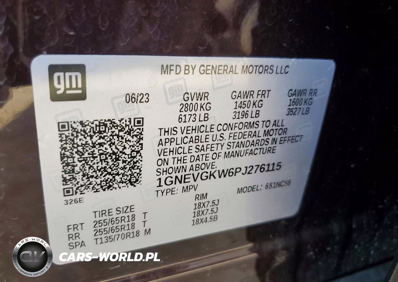 2023 Chevrolet Traverse Lt VIN:1GNEVGKW6PJ276115 - 13