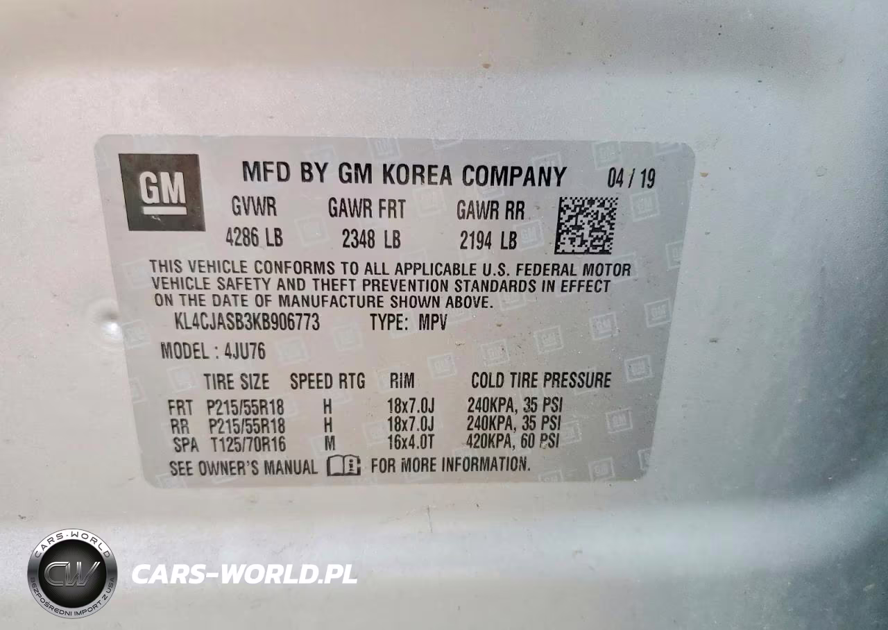 2019 Buick Encore Preferred VIN:KL4CJASB3KB906773 - 14