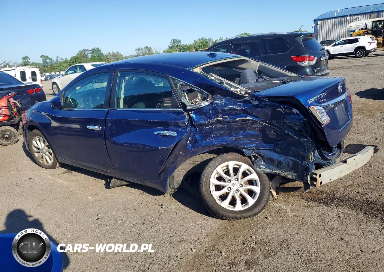 2019 Nissan Sentra Sv VIN:3N1AB7APXKY418368 - 2