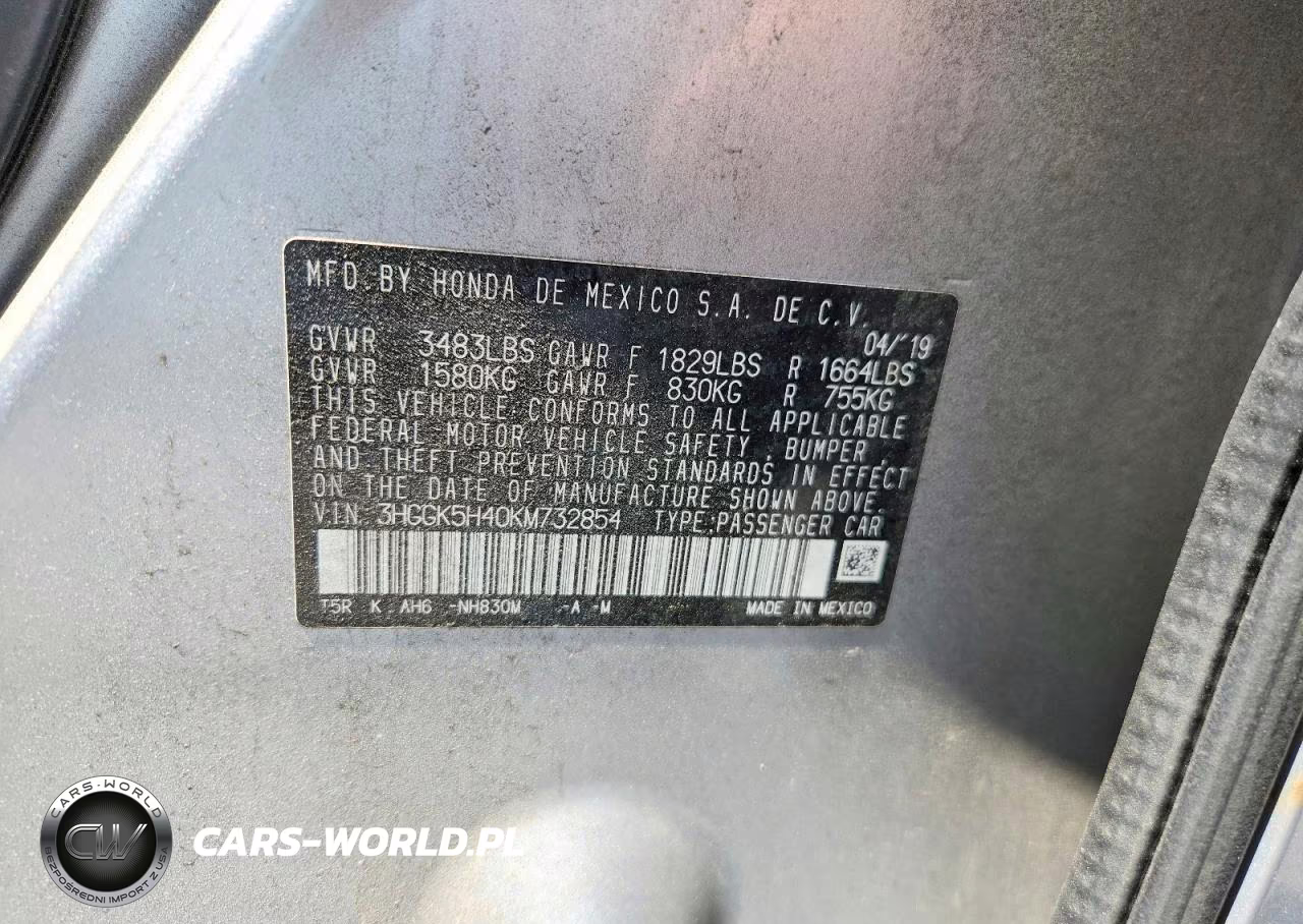 2019 Honda Fit Lx VIN:3HGGK5H40KM732854 - 12