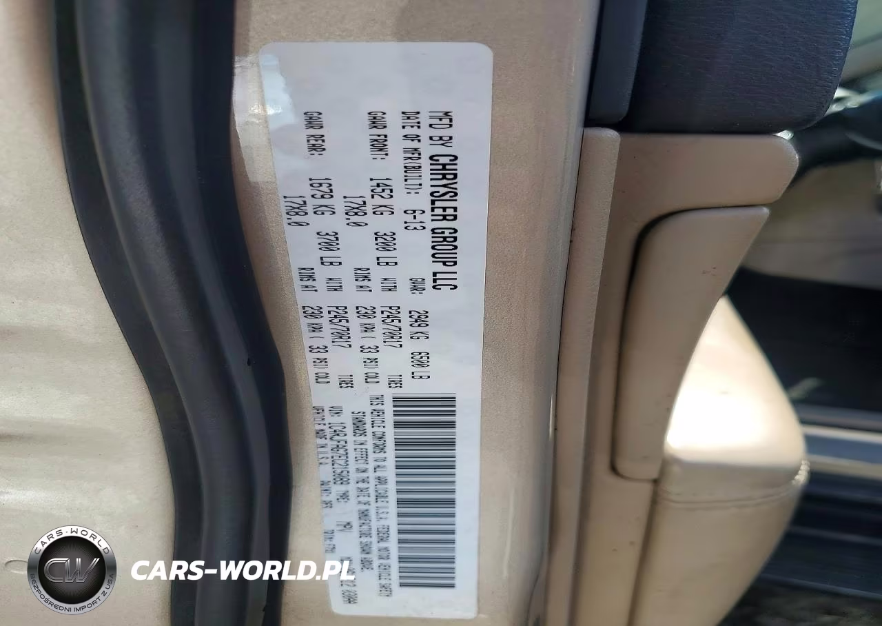 2014 Jeep Gran Chero VIN:1C4RJFAG7EC215089 - 13
