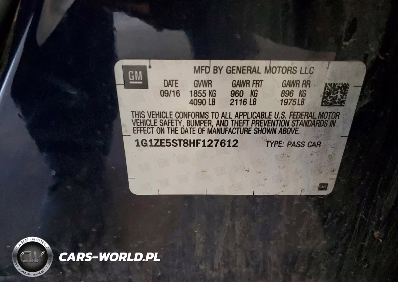 2017 Chevrolet Malibu Lt VIN:1G1ZE5ST8HF127612 - 12