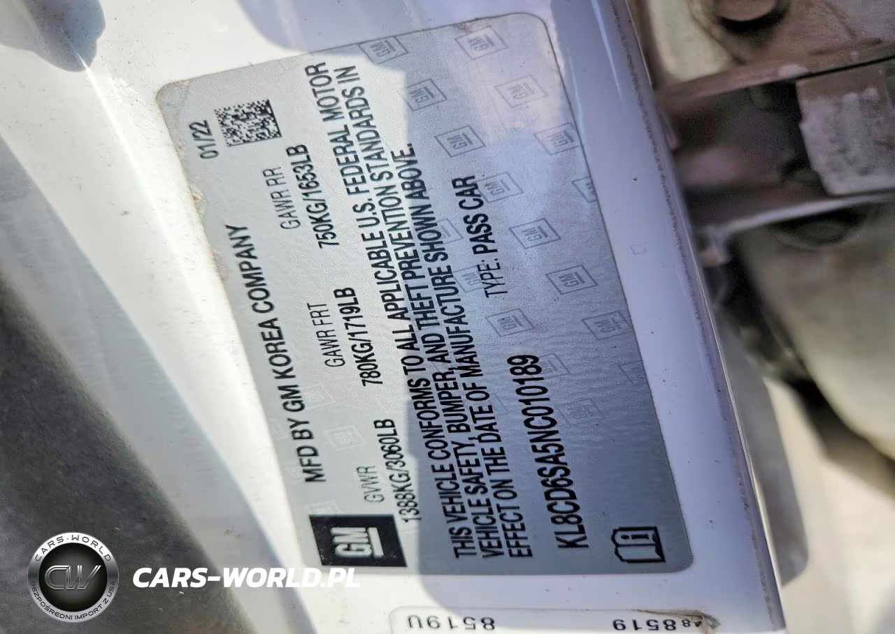 2022 Chevrolet Spark 1Lt VIN:KL8CD6SA5NC010189 - 12