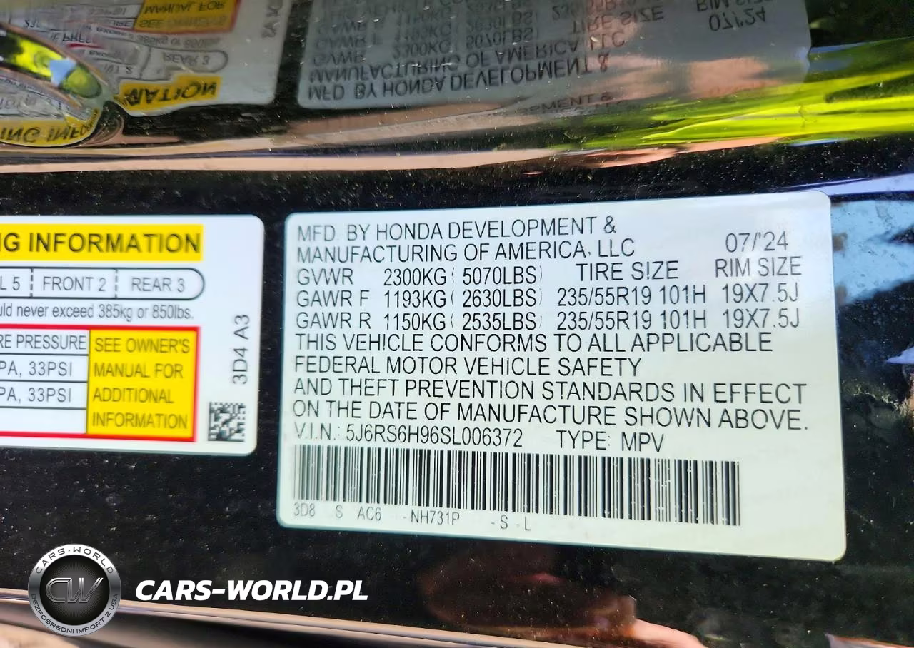 2025 Honda Cr-V Sport Touring VIN:5J6RS6H96SL006372 - 13