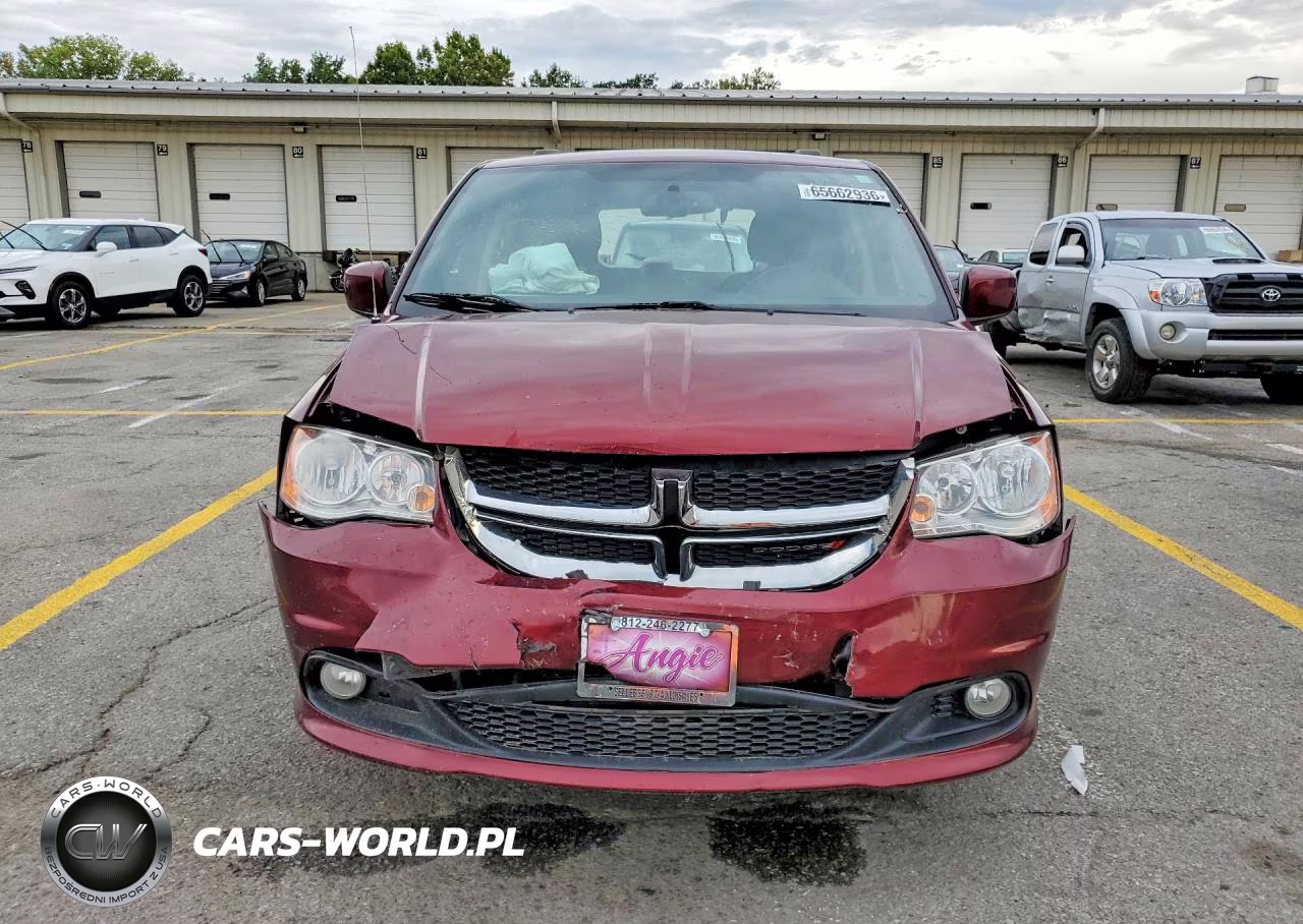 2017 Dodge Grand Caravan Sxt Maroon VIN:2C4RDGCG9HR807468 - 5