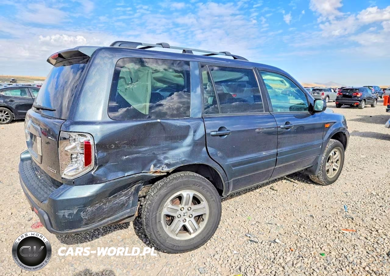 2006 Honda Pilot Ex VIN:2HKYF18506H535008 - 3
