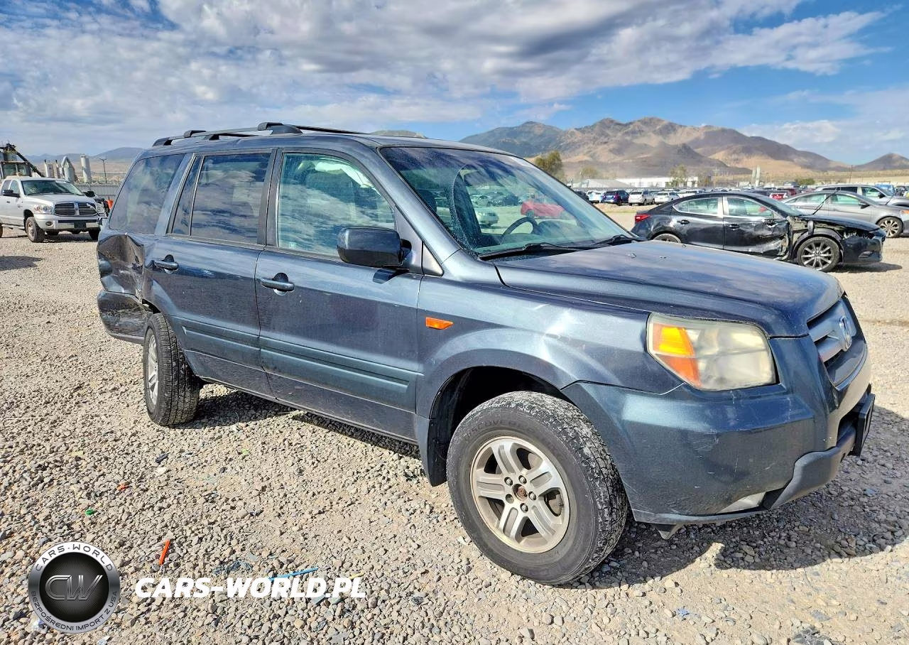 2006 Honda Pilot Ex VIN:2HKYF18506H535008 - 4