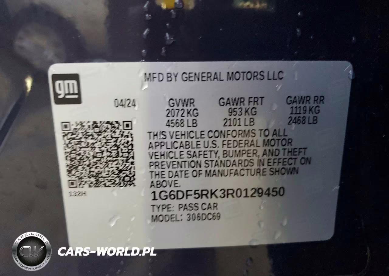 2024 Cadillac Ct4 Premium Luxury VIN:1G6DF5RK3R0129450 - 12