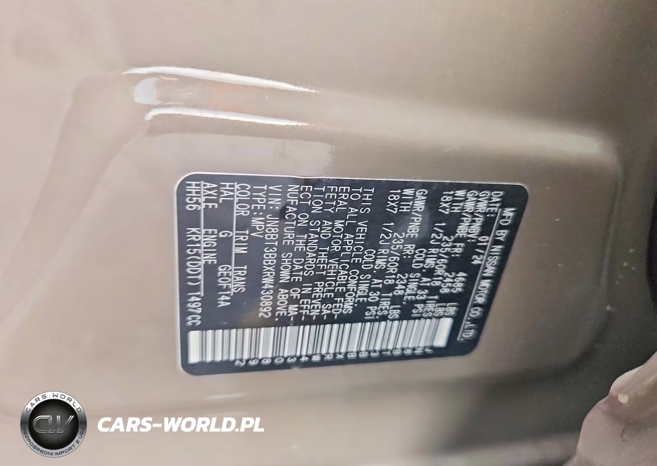 2024 Nissan Rogue Sv VIN:JN8BT3BBXRW430892 - 12