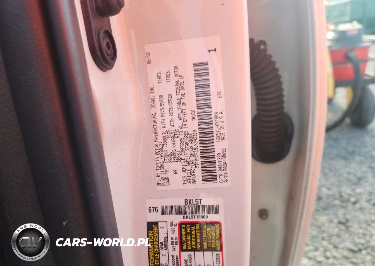 2018 Toyota Tundra Sr5 VIN:5TFRY5F15JX242319 - 12