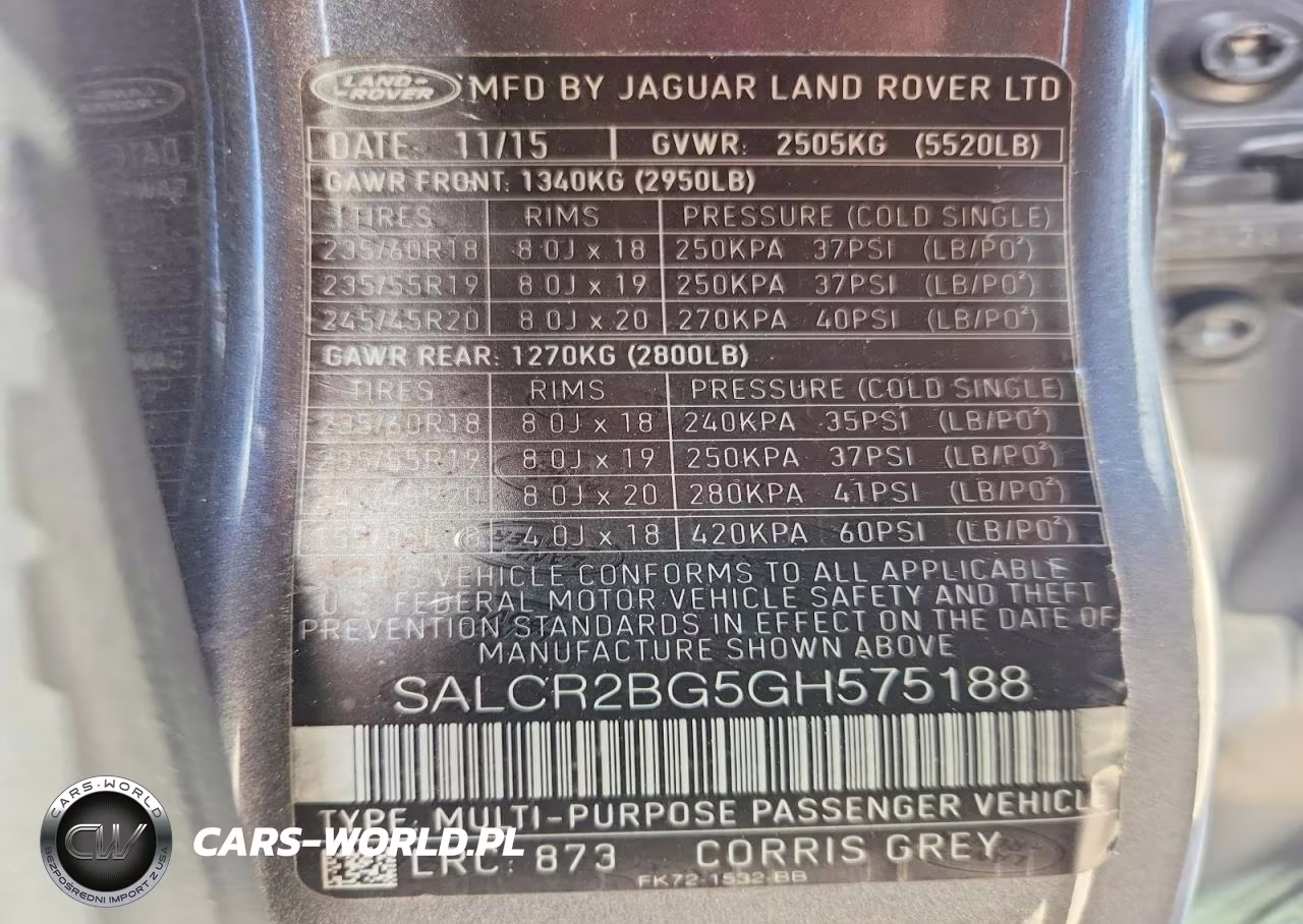 2016 Land Rover Discovery Sport Hse VIN:SALCR2BG5GH575188 - 12