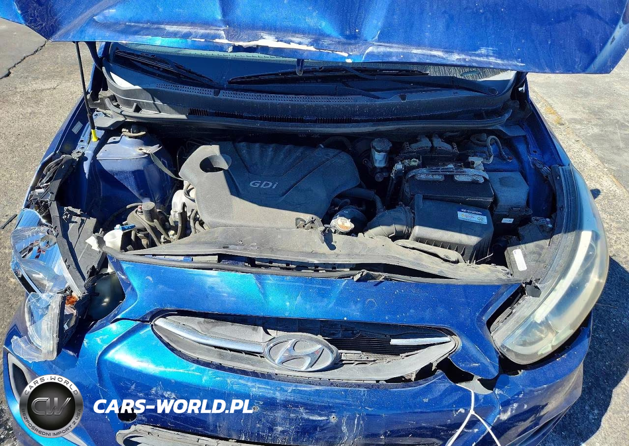 2015 Hyundai Accent Gls VIN:KMHCT4AE7FU929492 - 11