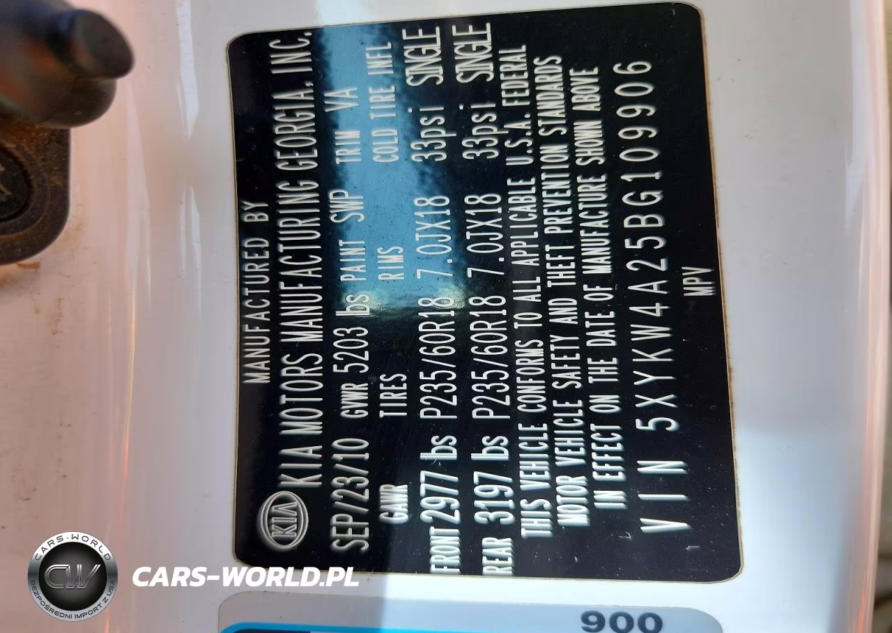 2011 Kia Sorento Sx VIN:5XYKW4A25BG109906 - 12