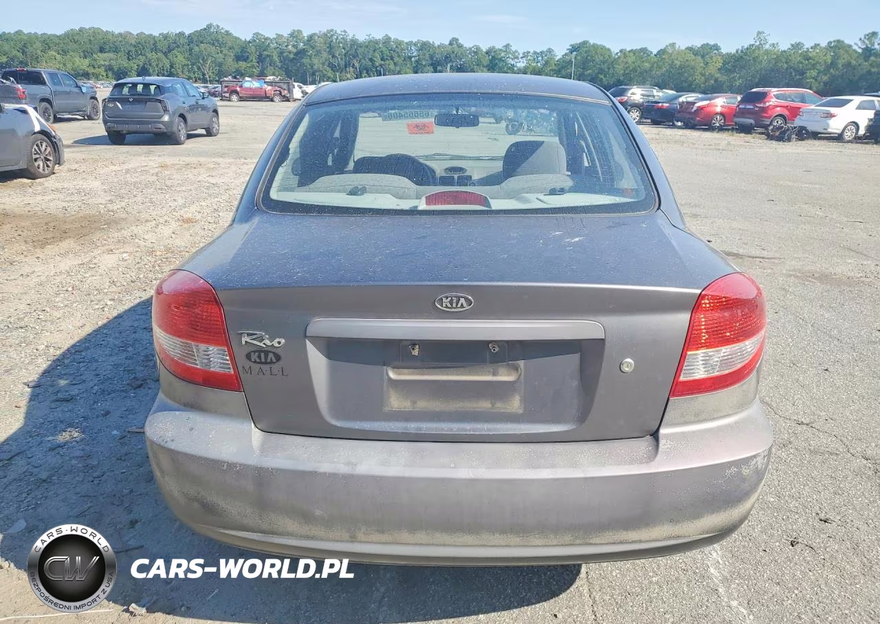 2003 Kia Rio Base VIN:KNADC125X36211504 - 6